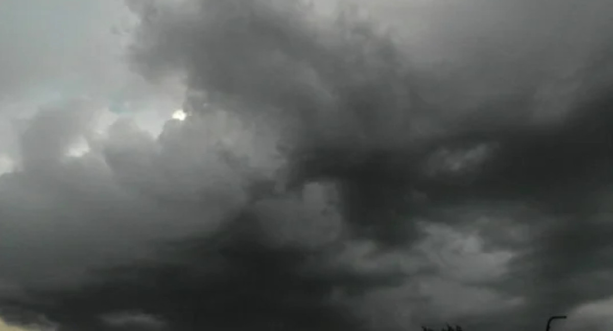 Tormenta de Santa Rosa. Foto: NA.