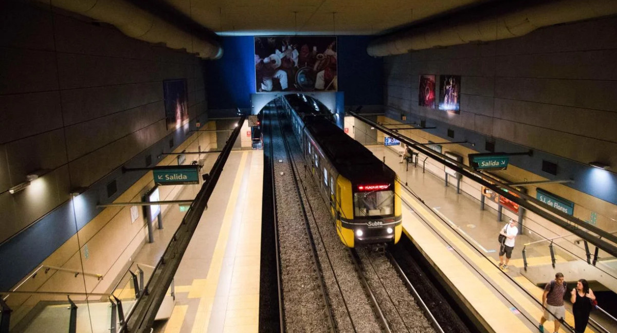 Subte, transporte público. Foto: NA