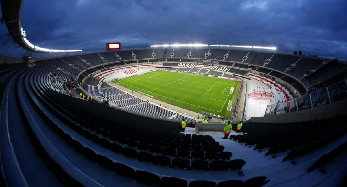 Estadio Monumental de River Plate. Foto: Instagram @obramonumental