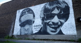 Mural de Oasis en Manchester. Foto: REUTERS.