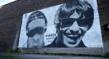 Mural de Oasis en Manchester. Foto: REUTERS.