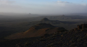 La meseta de Somuncurá, en Río Negro. Foto: Wikipedia.