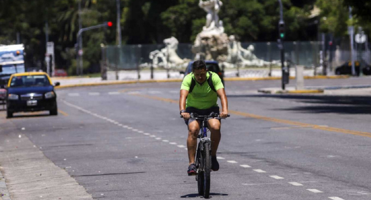 Clima soleado, Buenos Aires. Foto: NA