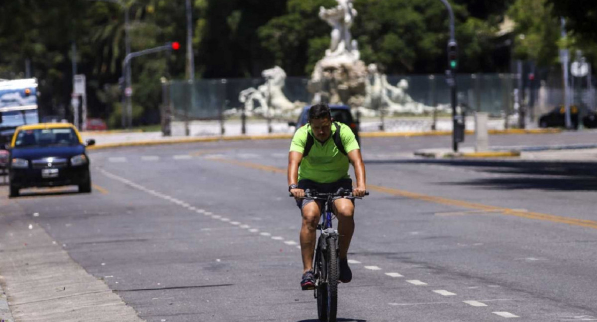 Clima soleado, Buenos Aires. Foto: NA