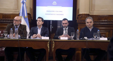 Reunión de comisión en el Senado por el presupuesto universitario. Foto: NA.