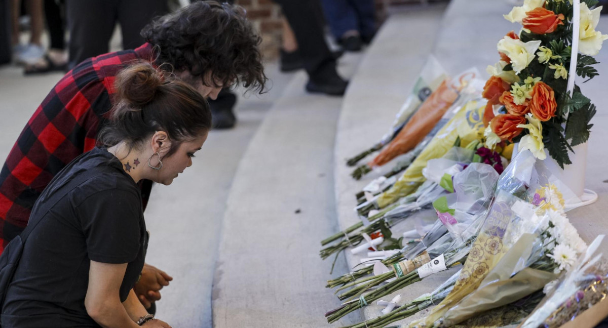 Tiroteo en una escuela de Georgia, Estados Unidos. Foto: EFE