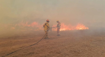 Graves incendios en Córdoba. Foto: NA