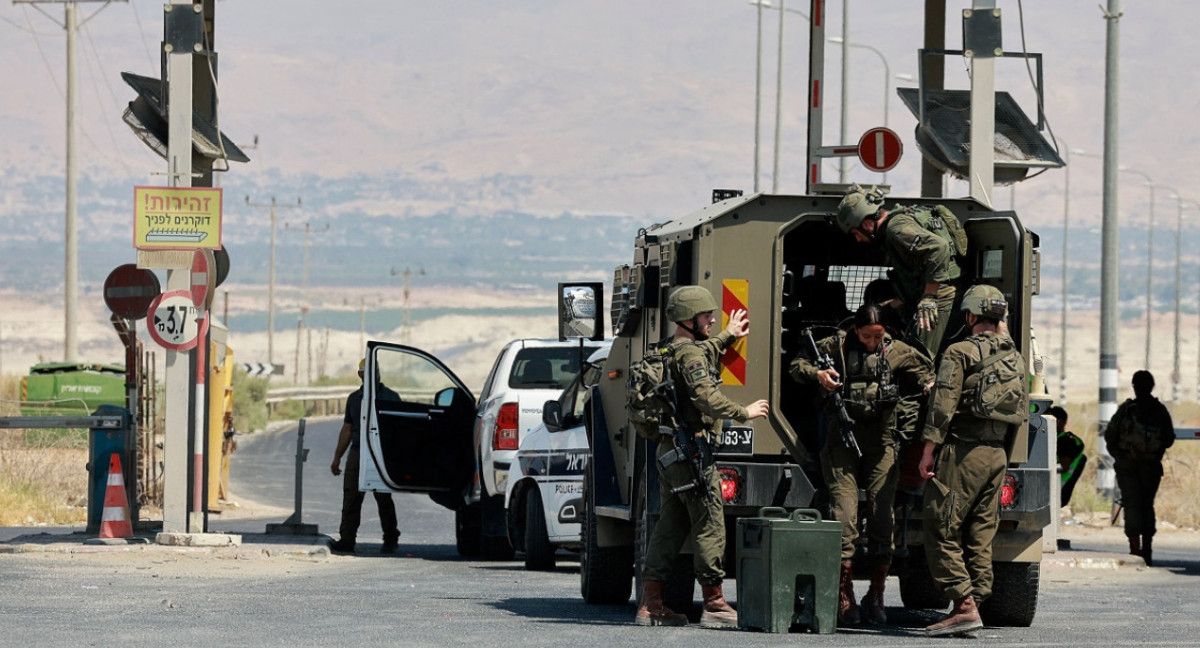 Frontera entre Israel y Jordania. Foto: Reuters.