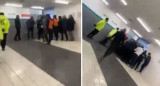 La pelea entre Andrés Fassi y Andrés Merlos. Foto: captura de pantalla.