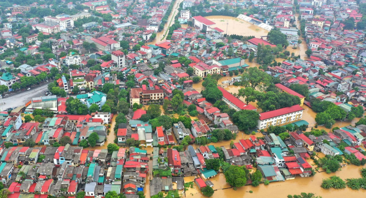 Tifón en Vietnam. Foto: EFE.