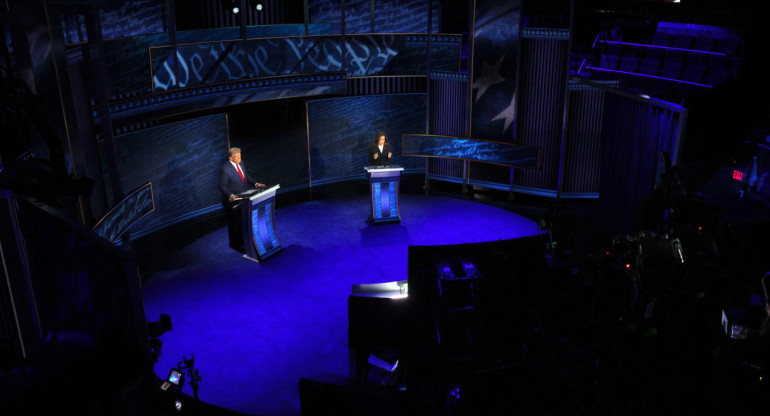 Debate; Estados Unidos; Kamala Harris; Donald Trump. Foto: Reuters.