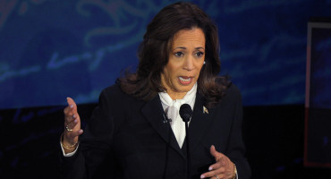 Debate presidencial en Estados Unidos. Kamala Harris. Foto: Reuters.