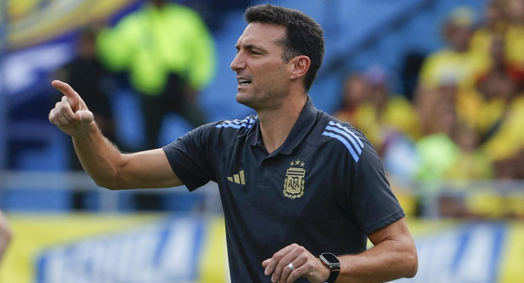 Lionel Scaloni, técnico de la Selección Argentina. Foto: EFE.