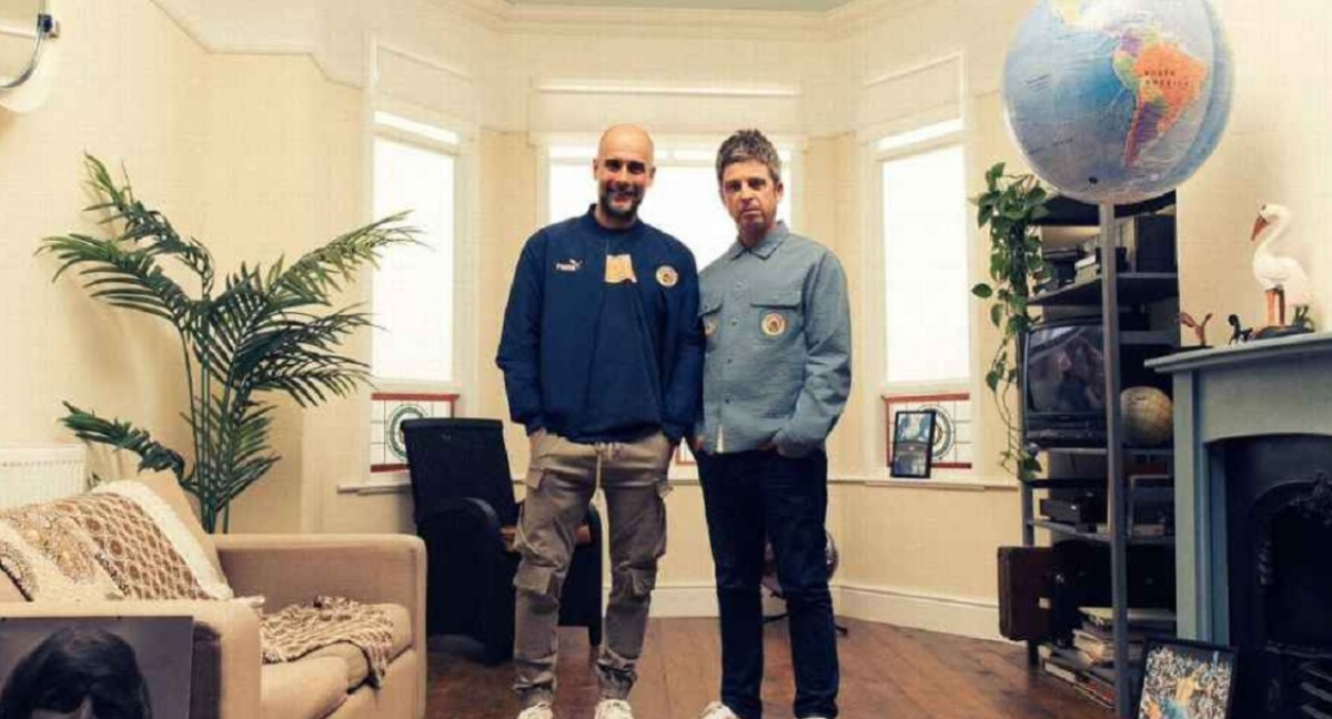 Guardiola y Gallagher. @PepTeam