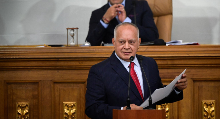 Diosdado Cabello, ministro de Interior y Justicia de Venezuela. Foto: REUTERS.