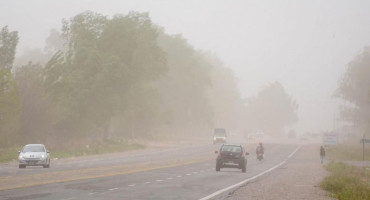 Viento Zonda en Mendoza.