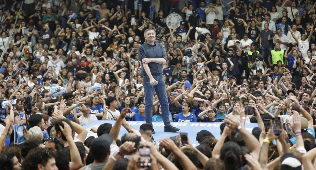 Máximo Kirchner en La Plata. Foto: prensa