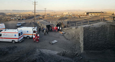 Trágica explosión en una mina de carbón de Irán. Foto: Reuters.