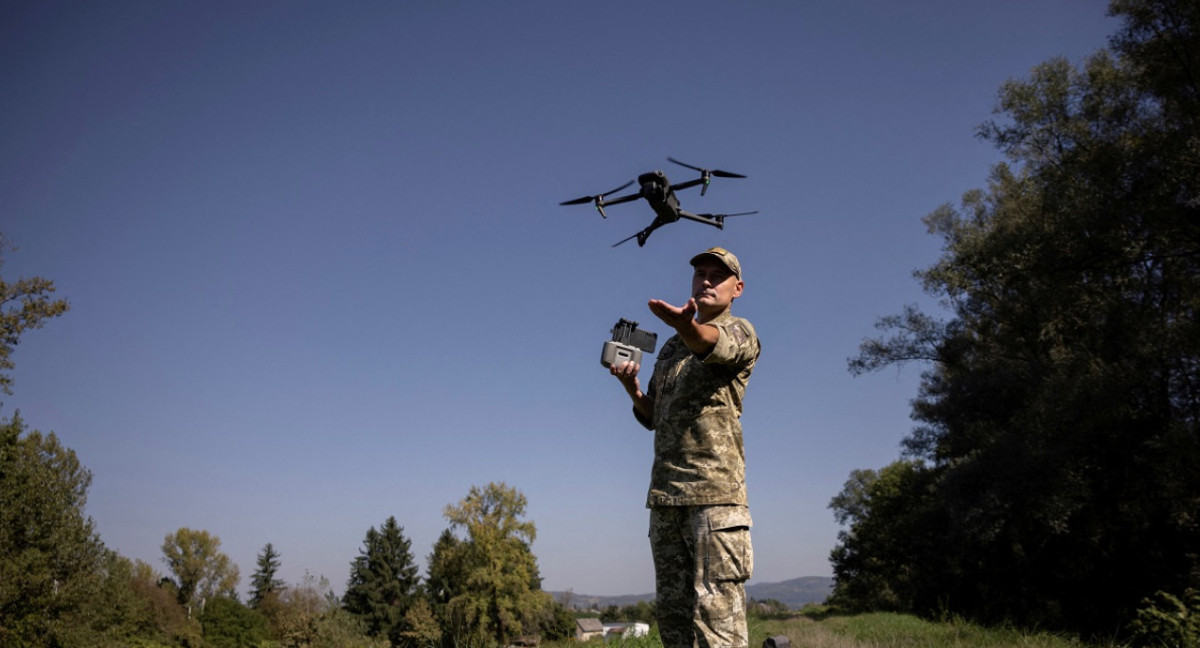 Guerra Rusia-Ucrania; drones. Foto: Reuters.