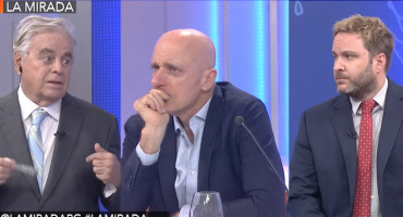 Carlos Pagni en La Mirada, de Roberto y Javier García. Foto: Canal 26