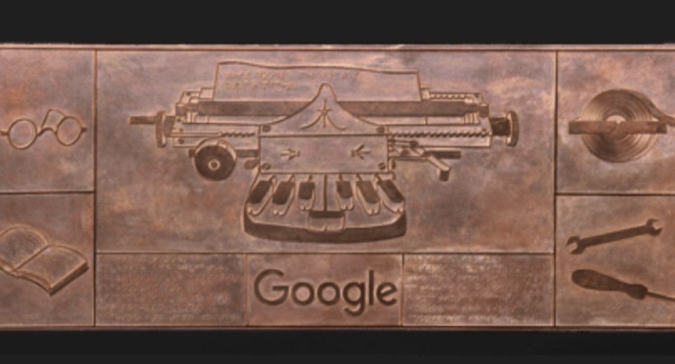 Google le rinde homenaje con un doodle a Oskar Picht. Foto: captura Google.