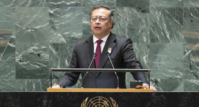 Gustavo Petro, presidente de Colombia. Foto: EFE.