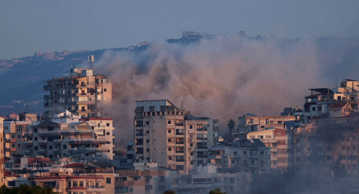 Bombardeos contra el Líbano. Foto: Reuters.