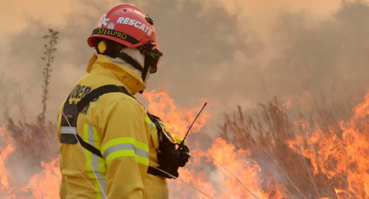 Incendios en Córdoba. Foto: NA.