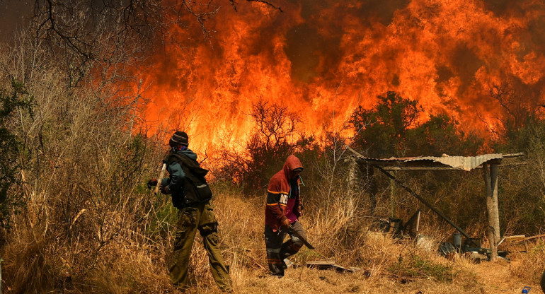 Incendios en Córdoba. Foto: Reuters.