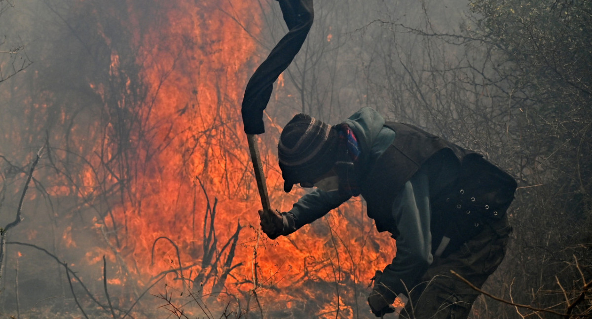 Incendios en Córdoba. Foto: Reuters.