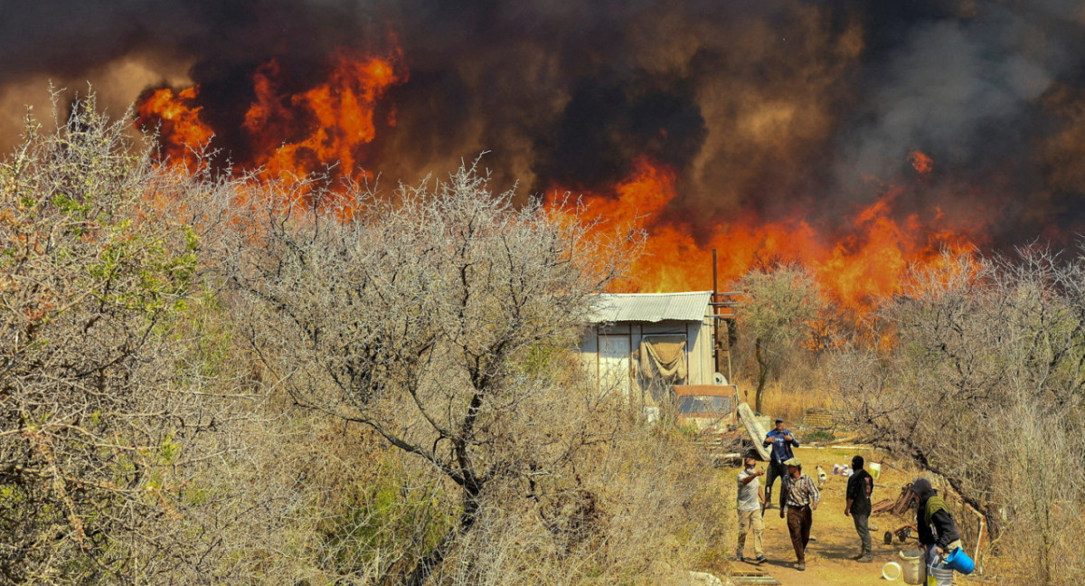 Incendios en Córdoba. Foto: Reuters.