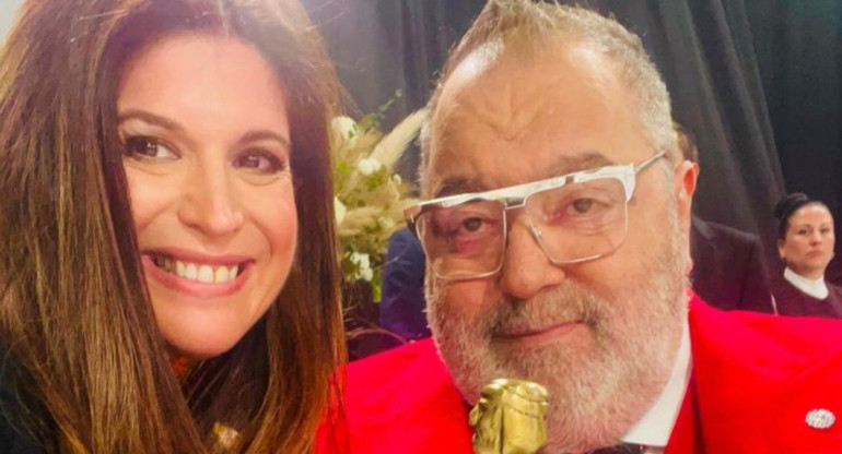 Elba Marcovecchio y Jorge Lanata. Foto: Instagram.