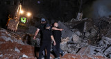 Bombardeo de Israel sobre Beirut, capital de El Líbano. Foto: REUTERS.