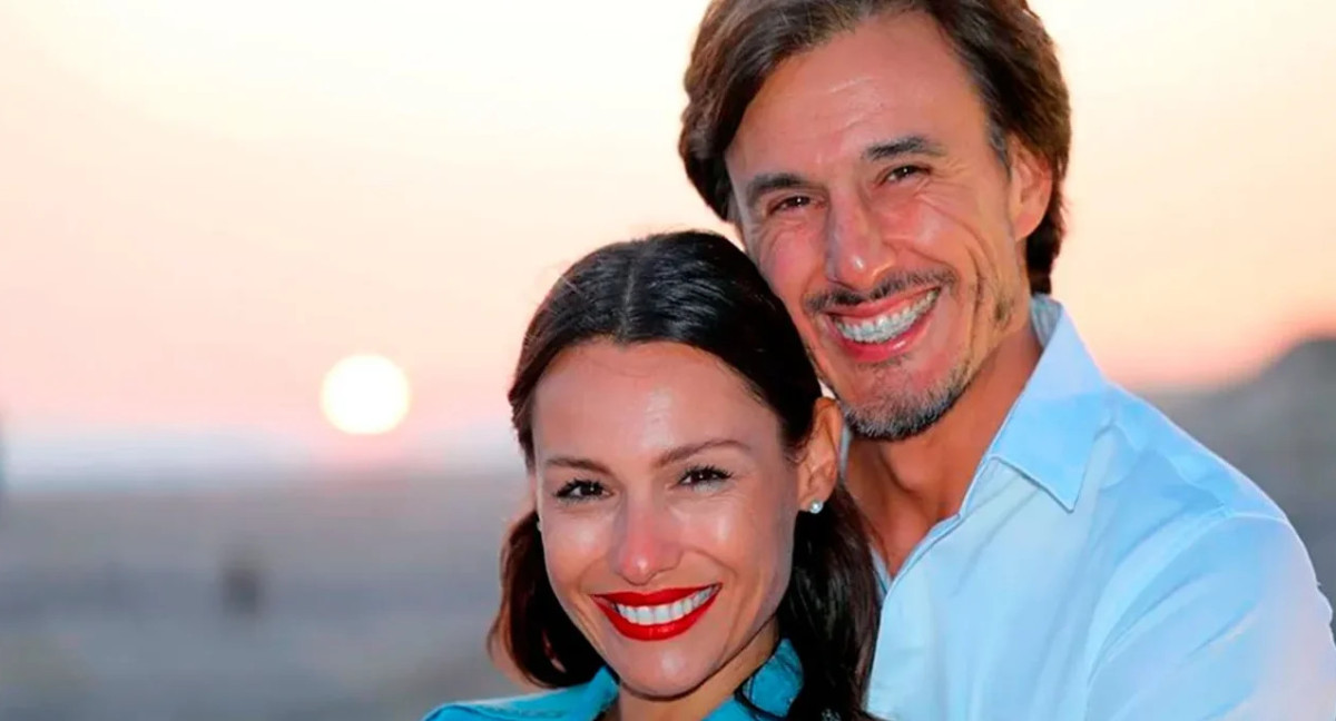 Pampita y Roberto García Moritán. Foto: NA.