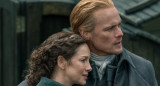 Outlander, Sam Heughan y Caitriona Balfe. Foto: Instagram /outlander_starz.