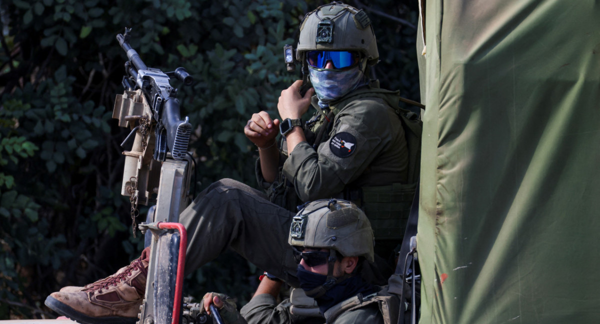 El Ejército israelí comenzó sus operaciones dentro del Líbano. Foto: Reuters.