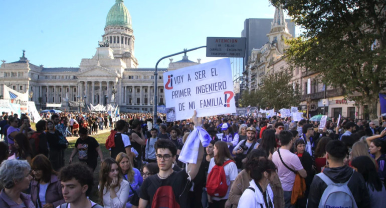 Marcha Federal Educativa. Foto: NA.