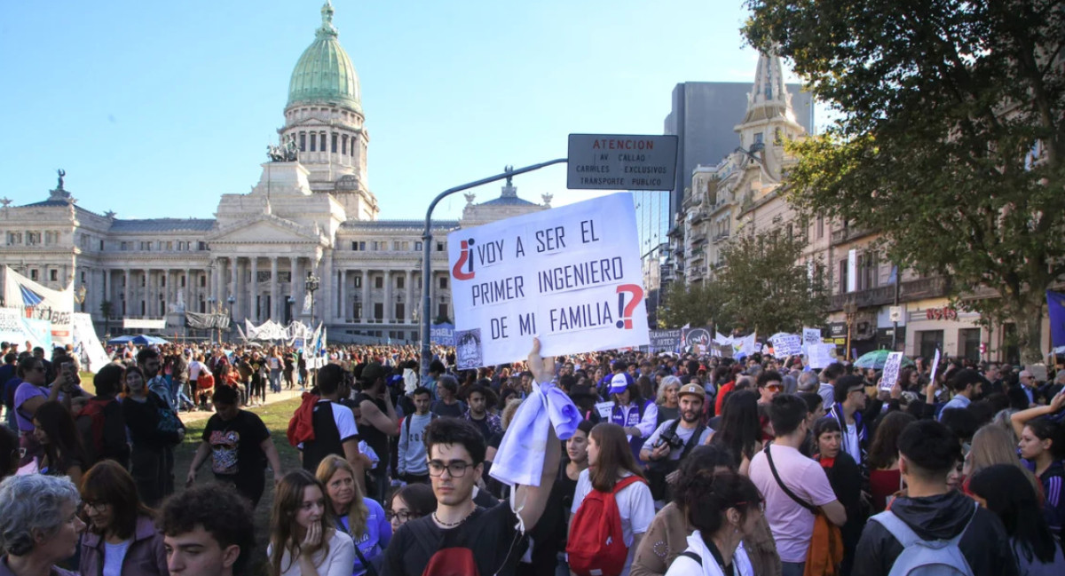 Marcha Federal Educativa. Foto: NA.