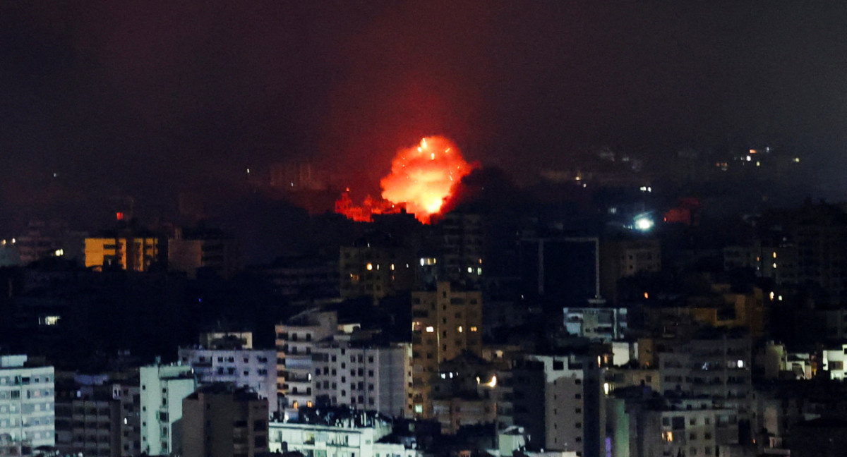 Ataques israelíes contra el Líbano. Foto: Reuters.