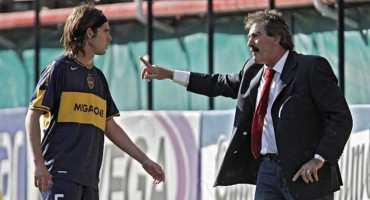 Fernando Gago y Ricardo La Volpe.