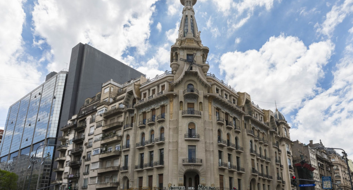 Confitería El Molino, un clásico porteño. Foto: NA