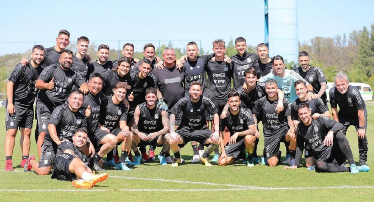 Luka Romero en la Selección Argentina. Foto: Instagram @lukaromero10