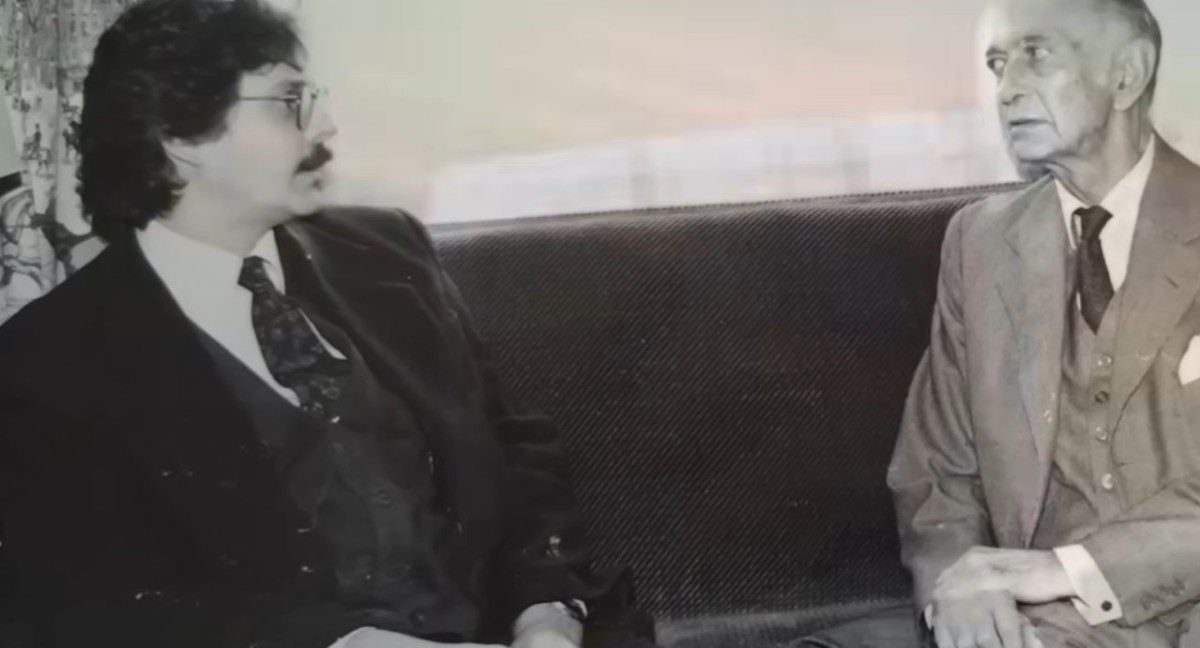 Felipe Pigna y José Alfredo Martínez de Hoz. Foto: captura de video