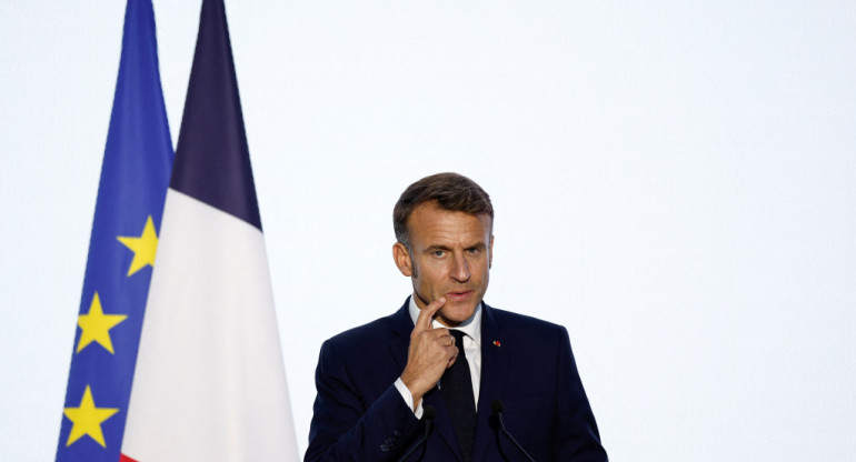 Emmanuel Macron, presidente de Francia. Foto: Reuters