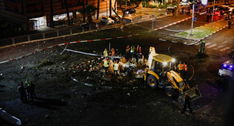 Ataque con drones de Hezbollah a Haifa, la ciudad más grande de Israel. Foto: Reuters.