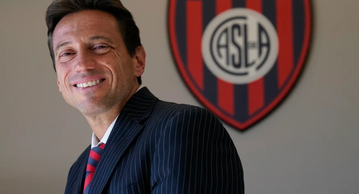 El presidente de San Lorenzo, Marcelo Moretti. Foto: NA.