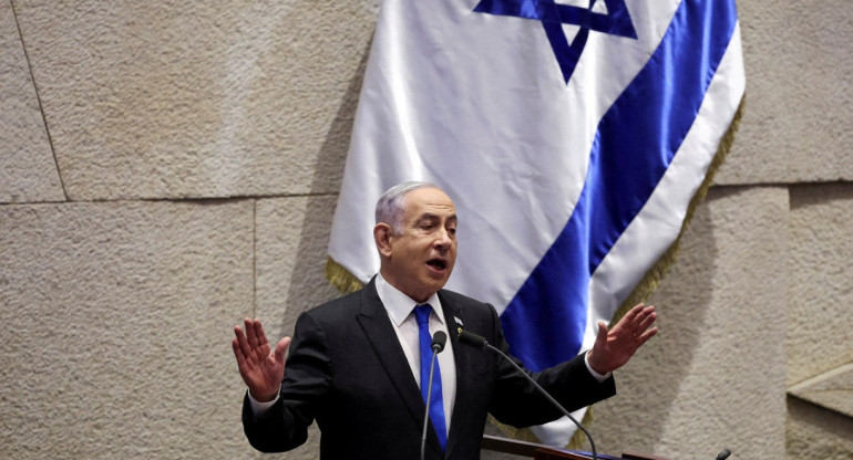 Benjamín Netanyahu, primer ministro de Israel. Foto: Reuters.