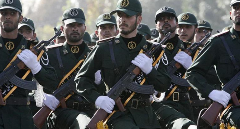 Guardia Revolucionaria de Irán. Foto: EFE.