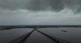 Nubes de tormenta mientras el huracán Milton se acerca. Foto: Reuters