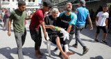Heridos en Gaza por ataques de Israel. Foto: Reuters.